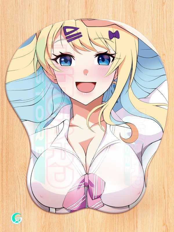 Runa shirakawa 3D Mouse pad with Gel Wrist rest